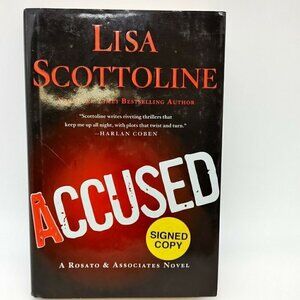 Accused A Rosato And Associates Novel Lisa Scottoline 2013 Hardcover Book Singed